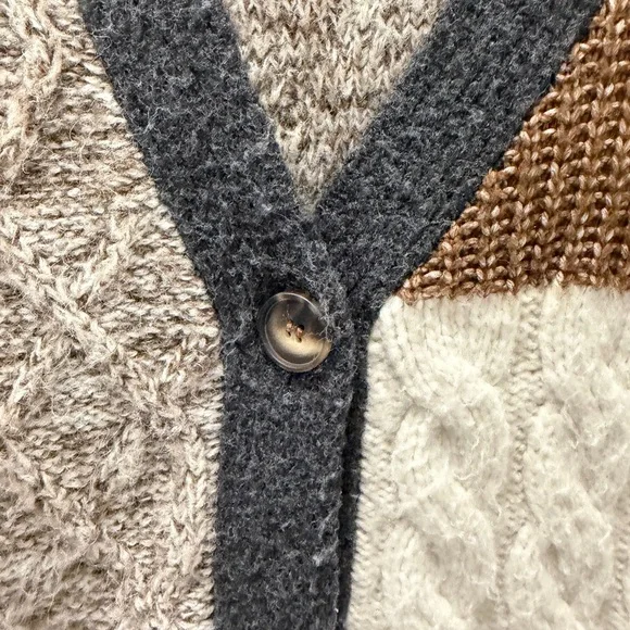 Patchwork Cardigan Sweater - Picture 3 of 3